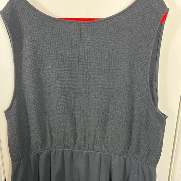 Three Dots black sleeveless a-line knee length dress. Size L - Picture 8 of 8
